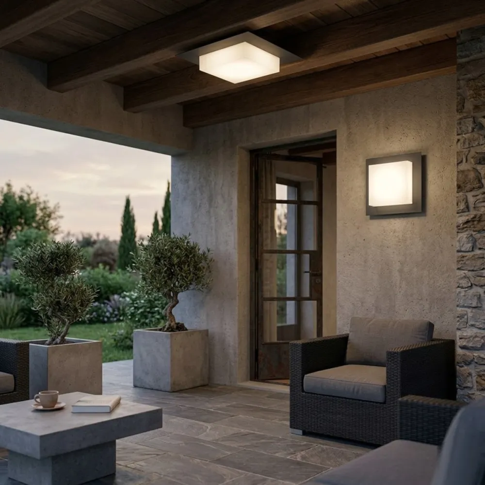Top Light moderne Deckenleuchte MIAMI PLUS Q GX53 LED IP54
