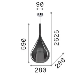 Lampadario moderno Ideal Lux KALIQUE 359816