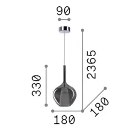 Lampadario moderno Ideal Lux KALIQUE 359960