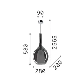 Lampadario Ideal Lux KALIQUE 359632