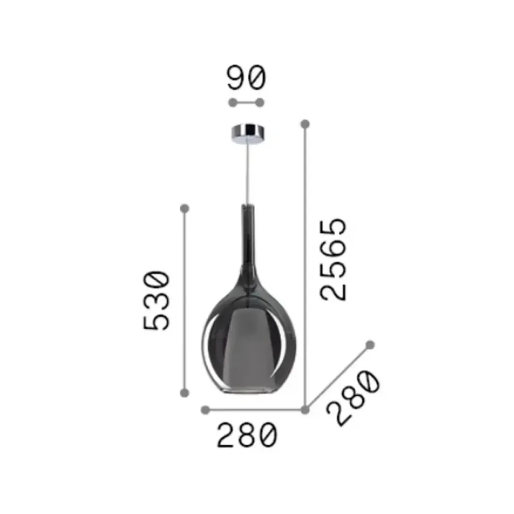 Lampadario Ideal Lux KALIQUE 359632