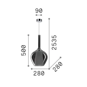 Lampadario Ideal Lux KALIQUE 359526