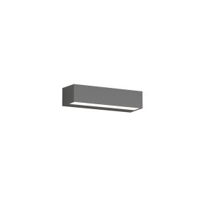 Top Light PORTO 22B IP65 CCT LED-Wandleuchte, doppelte Lichtabstrahlung, Aluminium und Glas