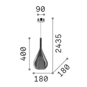 Lampadario Ideal Lux KALIQUE 360058