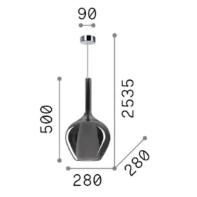 Lampadario Ideal Lux KALIQUE 359571