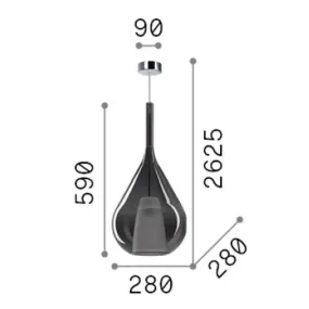 Lampadario Ideal Lux KALIQUE 359793