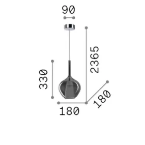 Lampadario Ideal Lux KALIQUE 359939