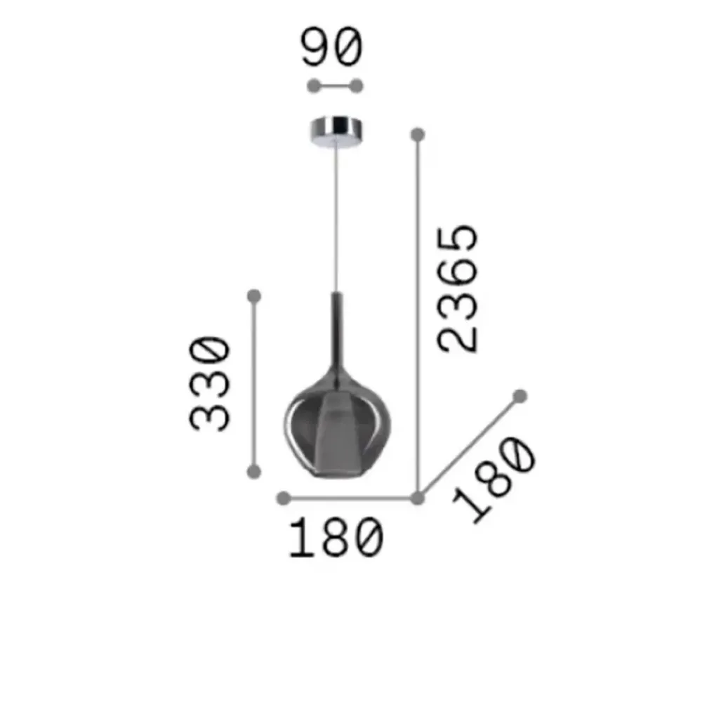 Lampadario Ideal Lux KALIQUE 359939