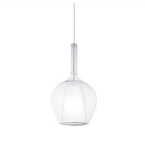 Lampadario Ideal Lux KALIQUE 359939 E27 LED vetro borosilicato trasparente