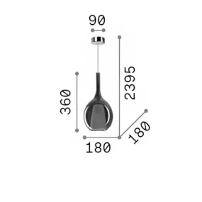Lampadario Ideal Lux KALIQUE 360034