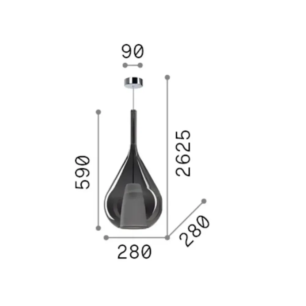 Lampadario Ideal Lux KALIQUE 359724