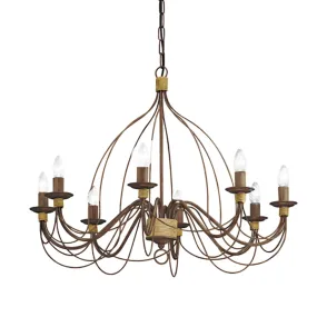 Lampadario classico Ideal Lux CORTE SP8 057194