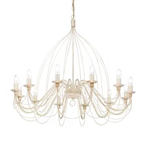 Lámpara de araña clásica Ideal Lux CORTE SP8 097664