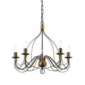 Lampadario classico Ideal Lux CORTE SP5 057187