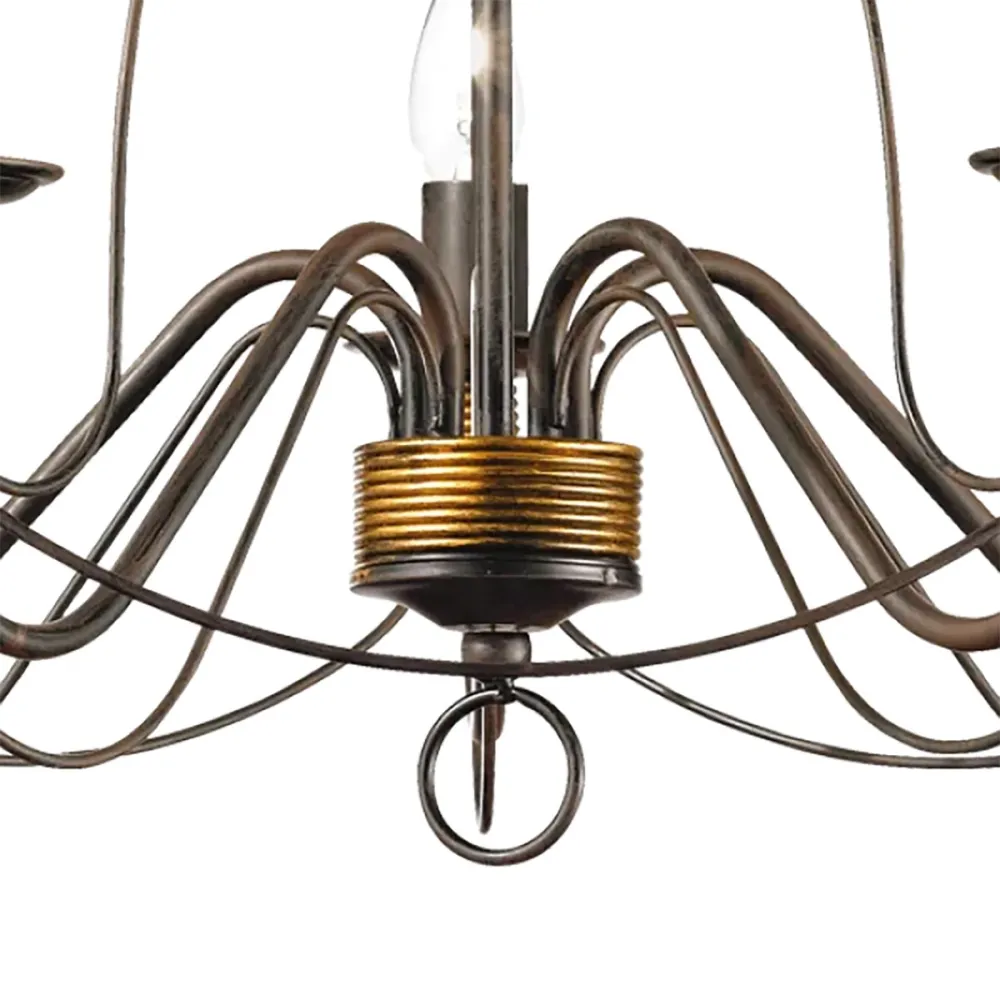 Lampadario classico Ideal Lux CORTE SP5 057187