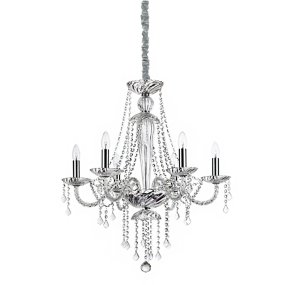 Lámpara de araña de cristal soplado LED Ideal Lux AMADEUS 168753 E14