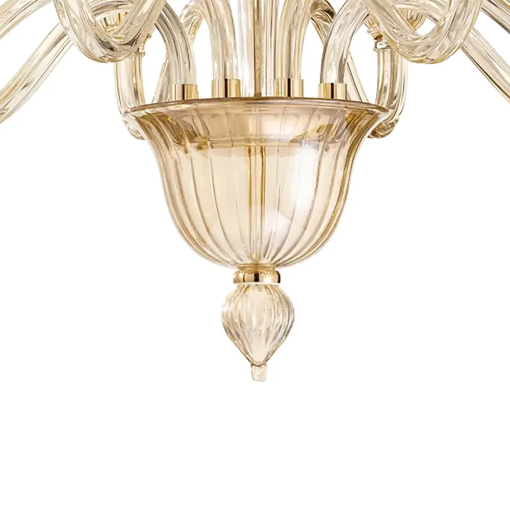 Lámpara de araña de cristal soplado Ideal Lux BRIGITTA 199412