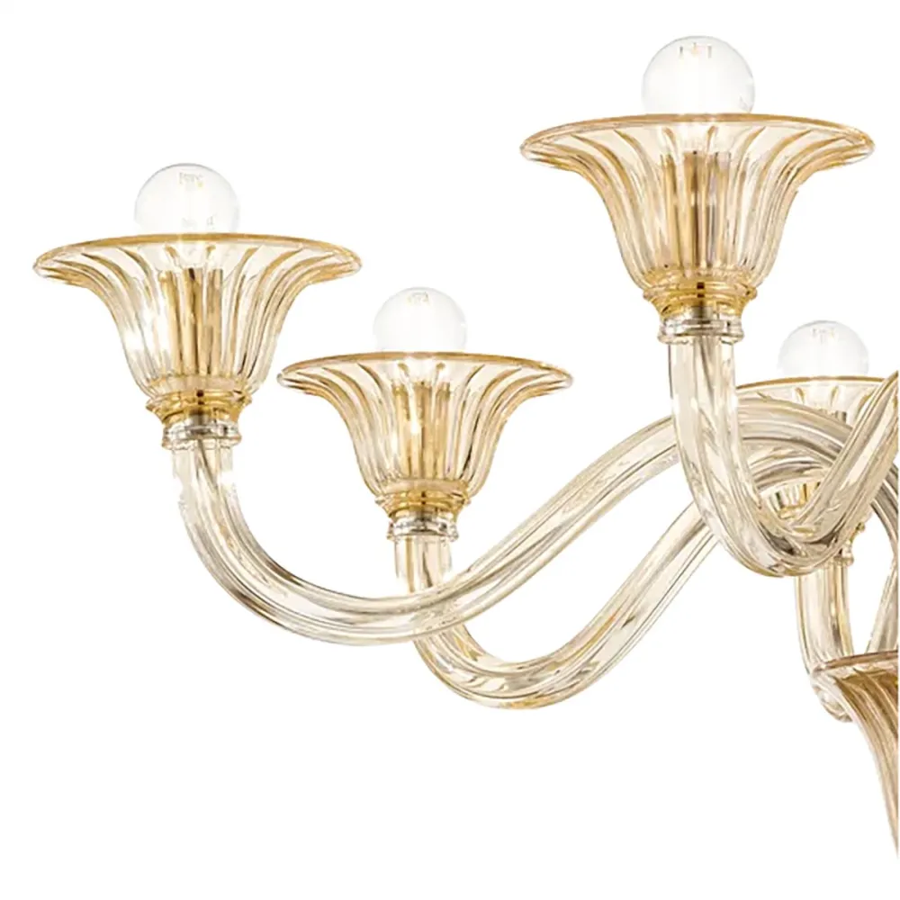 Lustre en verre soufflé Ideal Lux BRIGITTA 199412