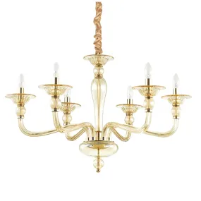 Lampadario vetro soffiato Ideal Lux DANIELI 159942