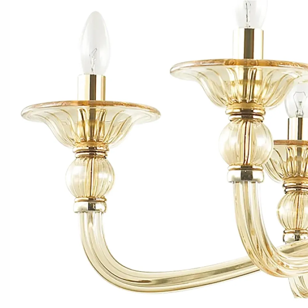 Lampadario vetro soffiato Ideal Lux DANIELI 159942