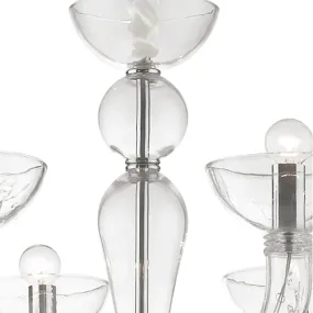 Lámpara de araña de cristal soplado Ideal Lux CASANOVA 044255