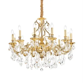 Lampadario cristallo molato Ideal Lux GIOCONDA 164960