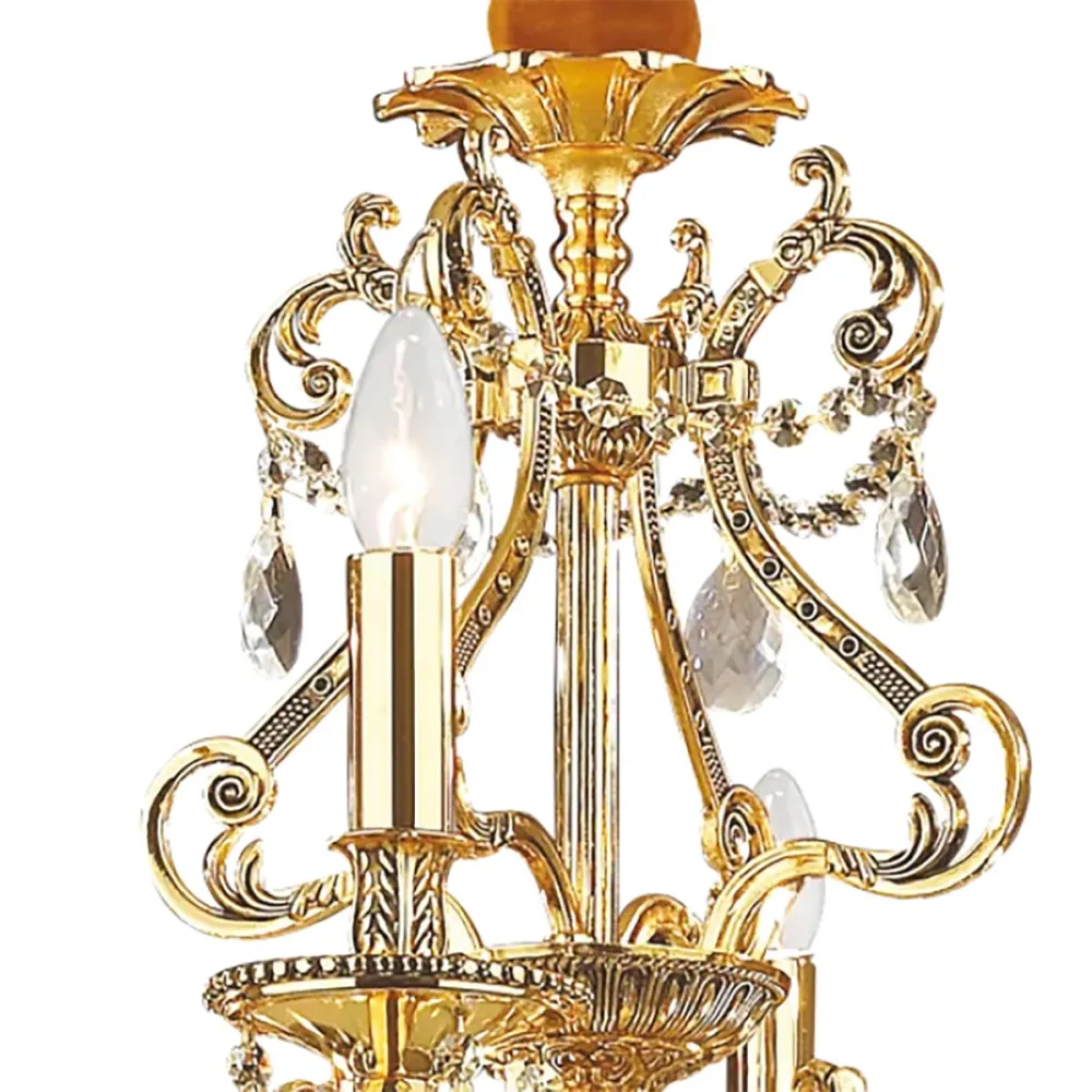 Lampadario cristallo molato Ideal Lux GIOCONDA 060514