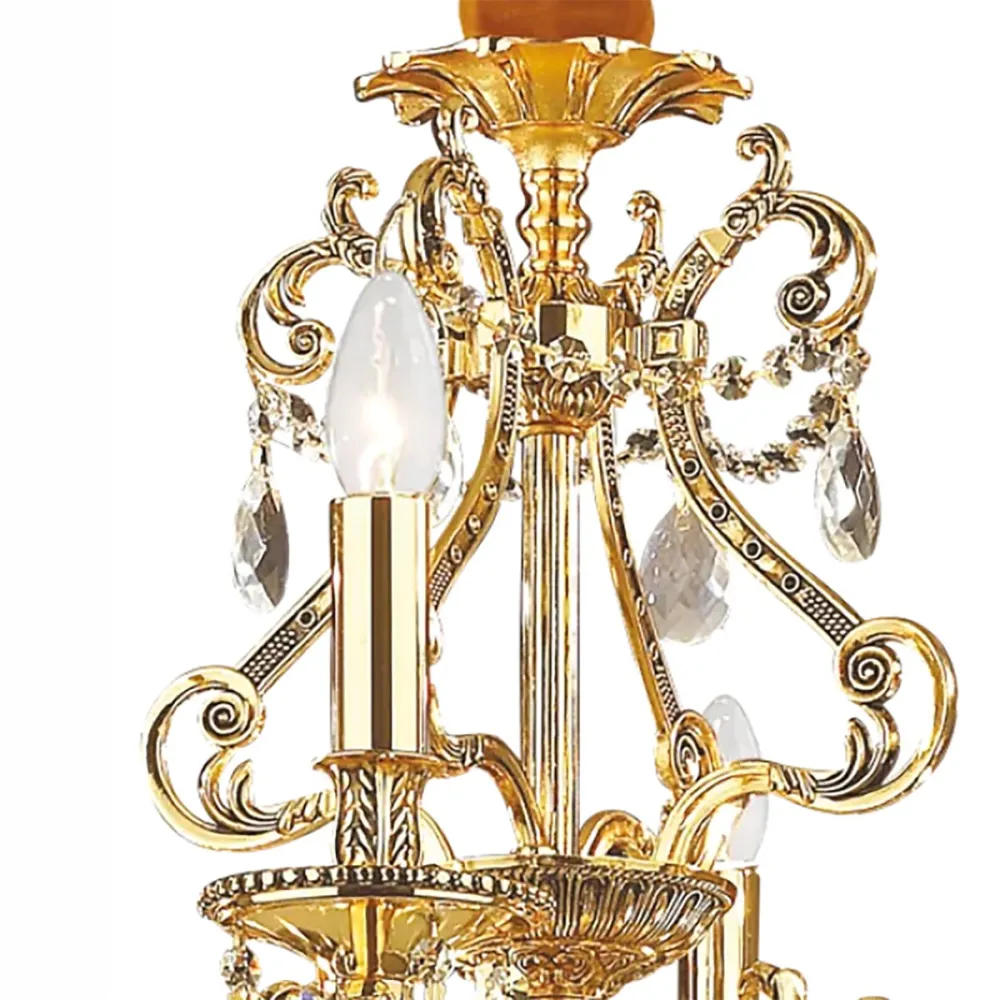 Lampadario cristallo molato Ideal Lux GIOCONDA 060514