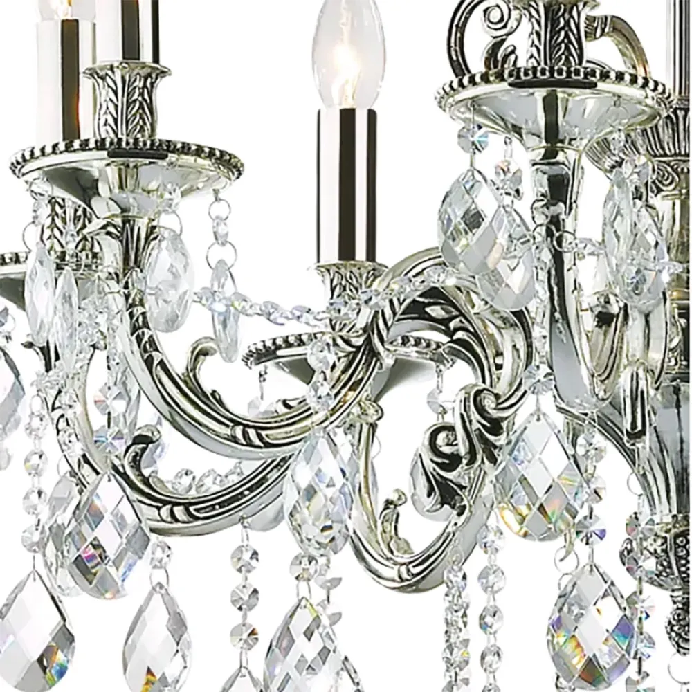 Lampadario cristallo molato Ideal Lux GIOCONDA SP6 044927