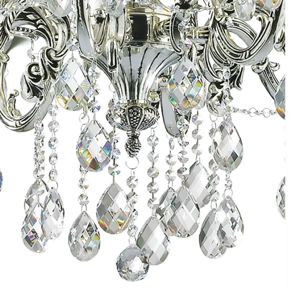 Lámpara de araña de cristal tallado Ideal Lux GIOCONDA SP6 044927