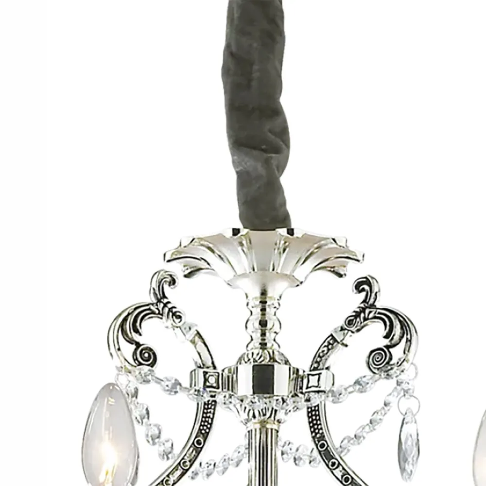 Lampadario cristallo molato Ideal Lux GIOCONDA SP6 044927