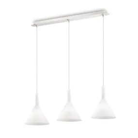Lustre en métal à trois lumières Ideal Lux COCKTAIL 074245