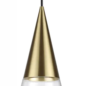 Sospensione classica Ideal Lux CONO 321479 E27 LED ottone