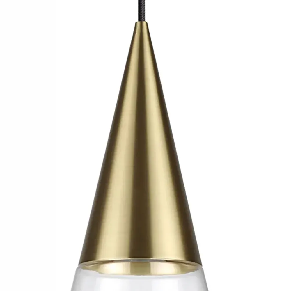 Sospensione classica Ideal Lux CONO 321479 E27 LED ottone