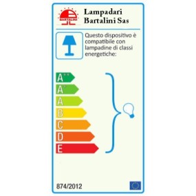 Sospensione BA-FARFALLE bambini plexiglass metallo interno E14