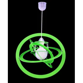 Sospensione BA-CERCHI camerette bambini plexiglass metallo interno E27