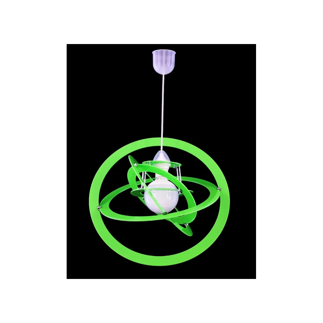 Sospensione BA-CERCHI camerette bambini plexiglass metallo interno E27