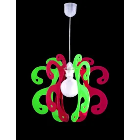 Sospensione BA-RICCIOLOSA camerette bambini plexiglass metallo interno E27