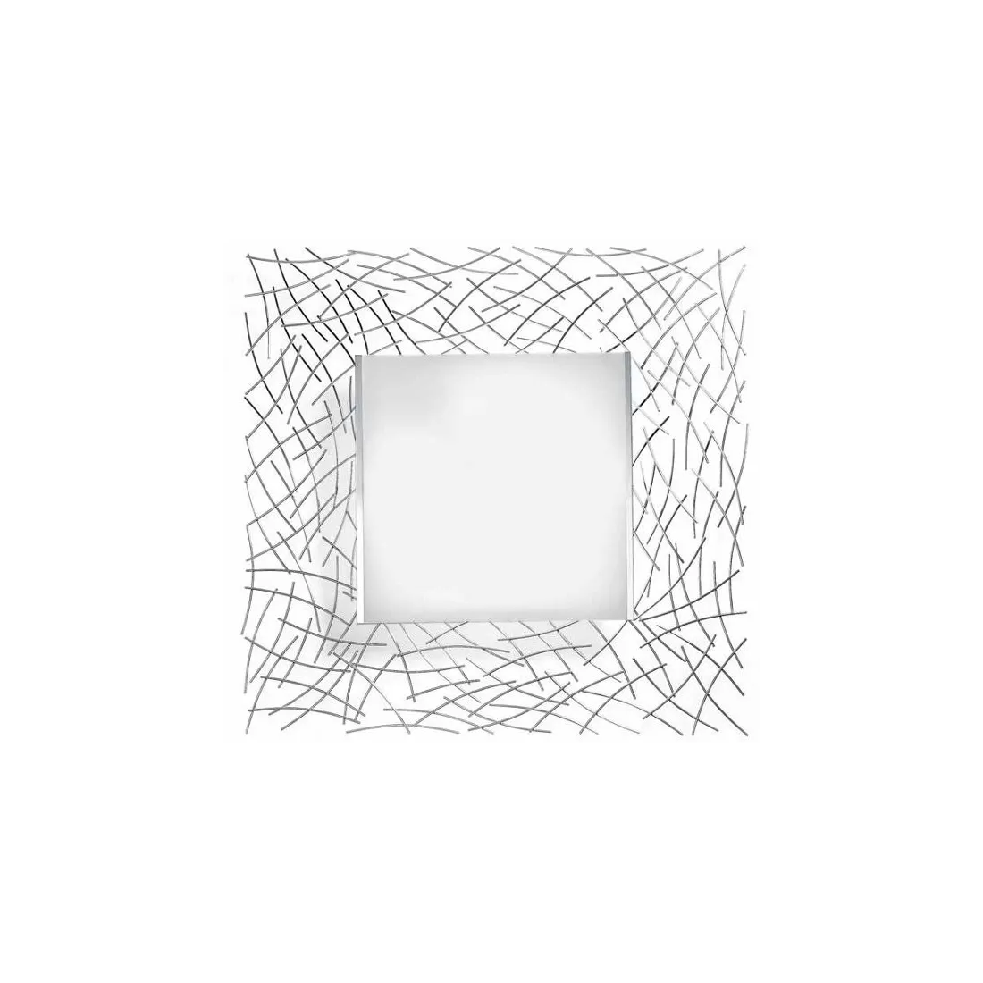 EL-URLO 382 R7s applique murale chrome grille dimmable applique murale moderne verre métal intérieur