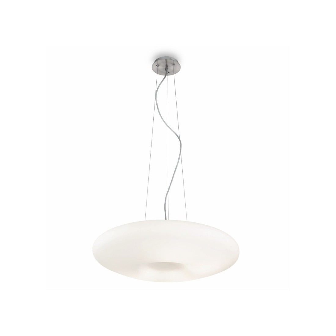 ID-GLORY SP5 D60 E27 lustre en verre blanc métal suspension intérieure moderne IP20