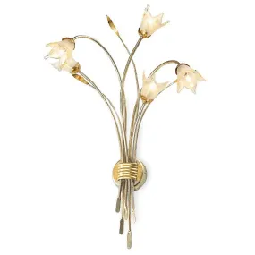 Applique FM-ORCHIDEA 6303 2 luci lampada parete classica ferro artigianale G9