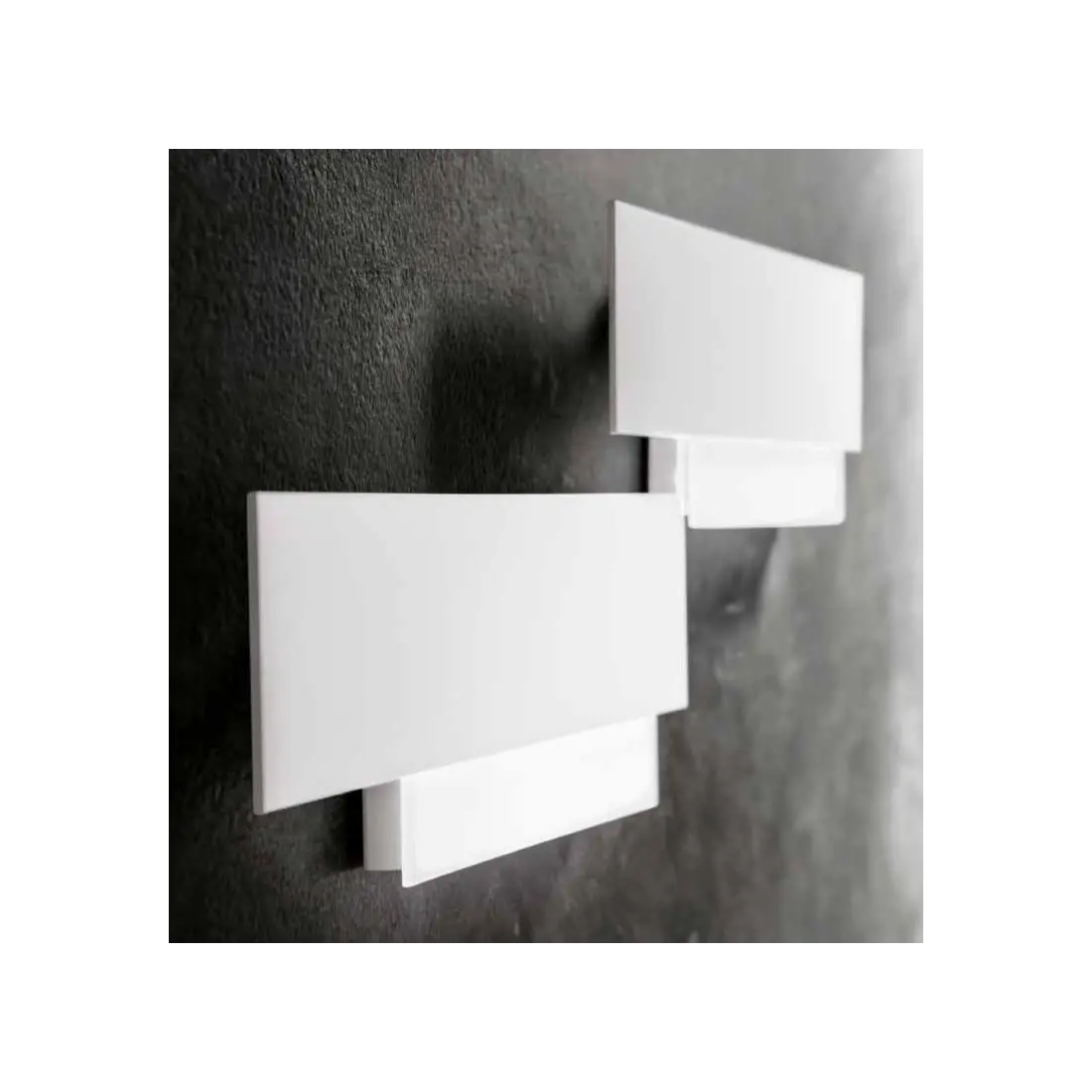 Applique murale LED GE-DOHA 15W 1270LM 3000 ° K applique murale intérieur moderne en méthacrylate d'aluminium blanc