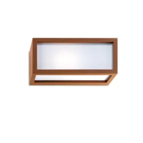 Applique PN-CONNECTION EST170 E27 LED classica ruggine lampada parete esterno IP54