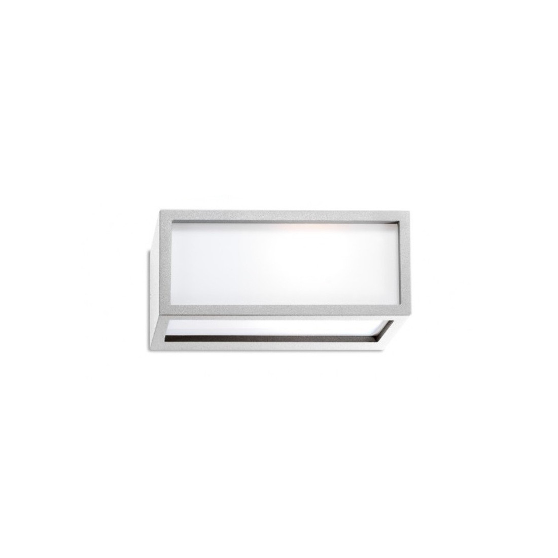 PN-CONNECTION EST169 E27 LED applique murale grise moderne extérieur IP54