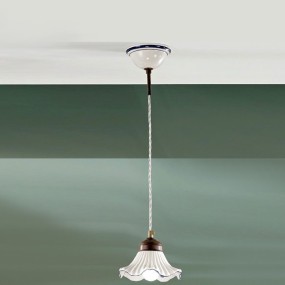 Sospensione DP-ANNA S 15 cm ceramica classica lampadario rustico