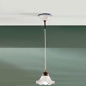 DP-ANNA suspension S 15 cm lustre rustique en céramique classique