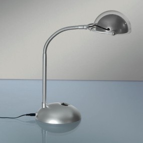 OUTLET Abat-jour Illuminando ET 5W LED 420LM 4000°K lampada tavolo scrivania moderna metallo nero alluminio interno IP20