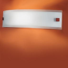 Applique moderno Linea Light group MILLE W1 LED 7842 vetro lampada parete