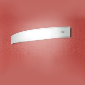 Aplique de pared moderno Linea Light group MILLE W1 LED 7844 lámpara de pared de vidrio