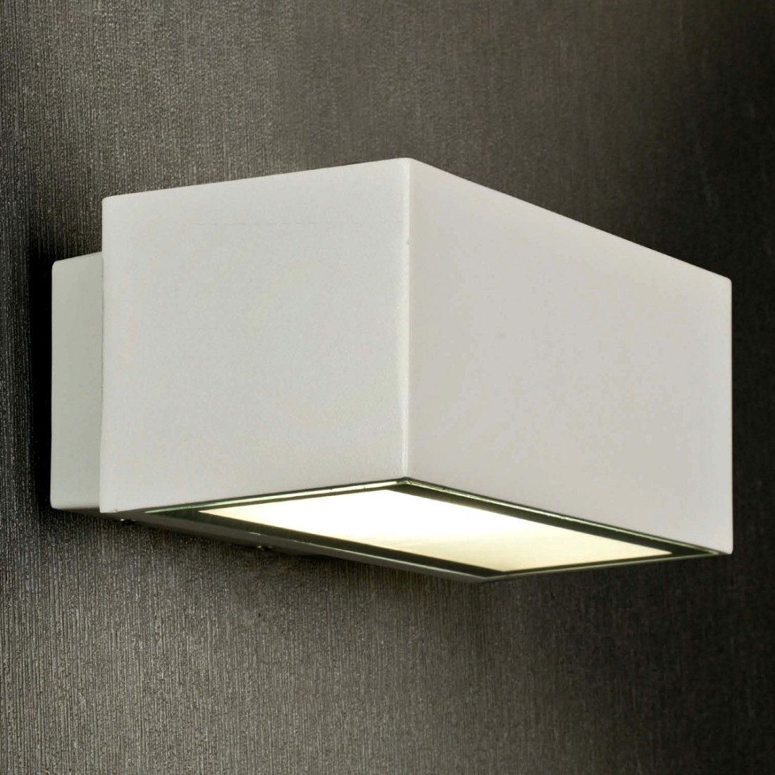 Applique PG-BACH 7302 E27 LED alluminio biemissione moderna lampada parete esterno IP54